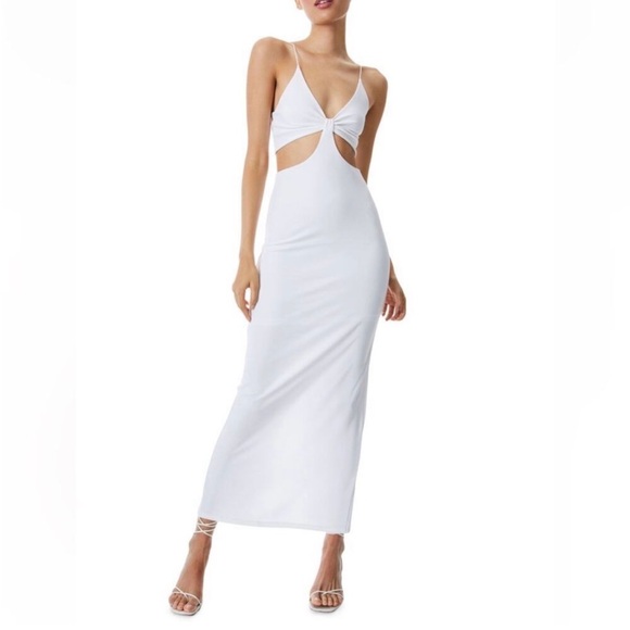 Alice + Olivia Dresses & Skirts - Alice + Olivia White Cut Out Maxi Dress